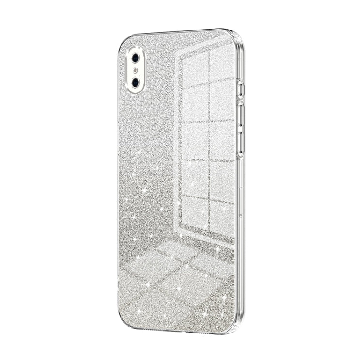 Gradient Glitter Powder Electroplated Phone Case, For iPhone X / XS, For iPhone XR, For iPhone XS Max