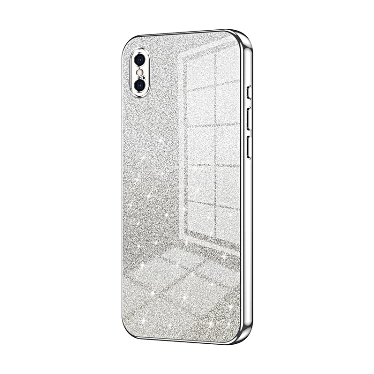 Gradient Glitter Powder Electroplated Phone Case