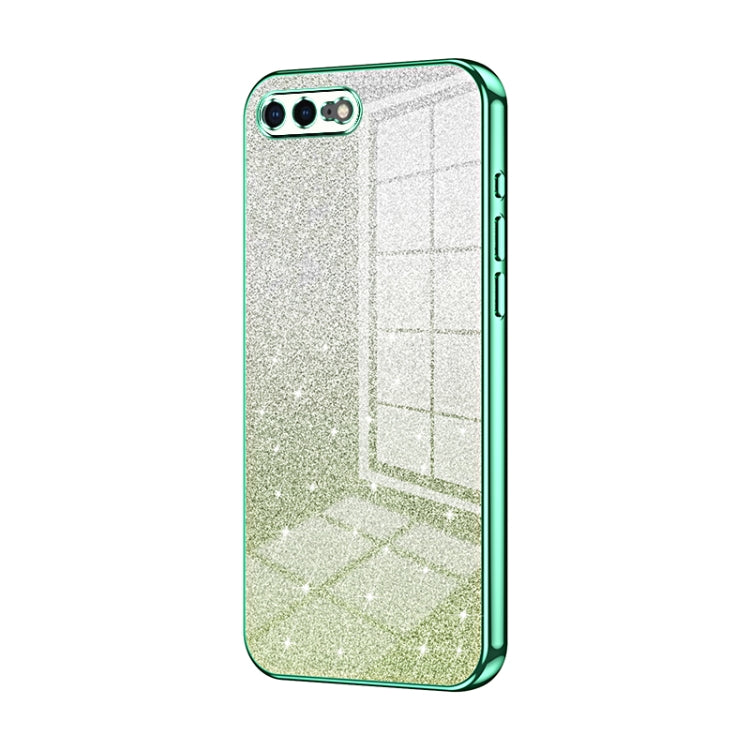 Gradient Glitter Powder Electroplated Phone Case