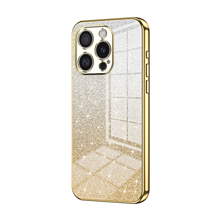 Gradient Glitter Powder Electroplated Phone Case