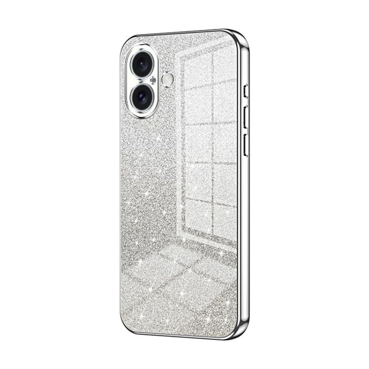 Gradient Glitter Powder Electroplated Phone Case