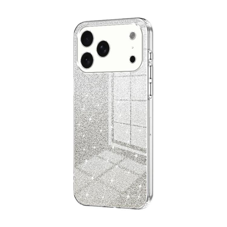 Gradient Glitter Powder Electroplated Phone Case, For iPhone 17e / 16e, For iPhone 17 Pro Max, For iPhone 17 Pro