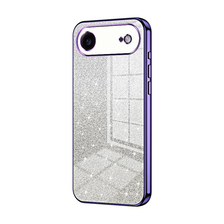 Gradient Glitter Powder Electroplated Phone Case