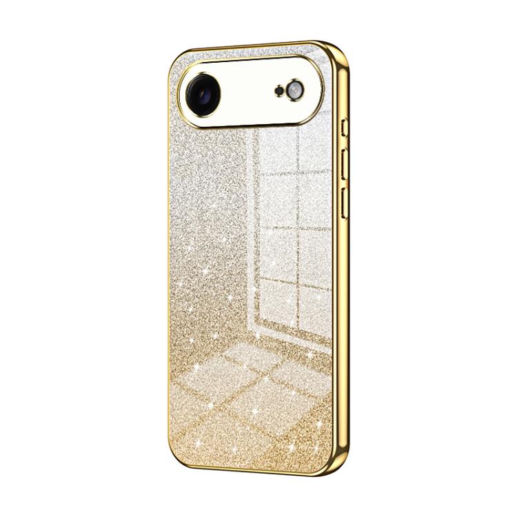 Gradient Glitter Powder Electroplated Phone Case