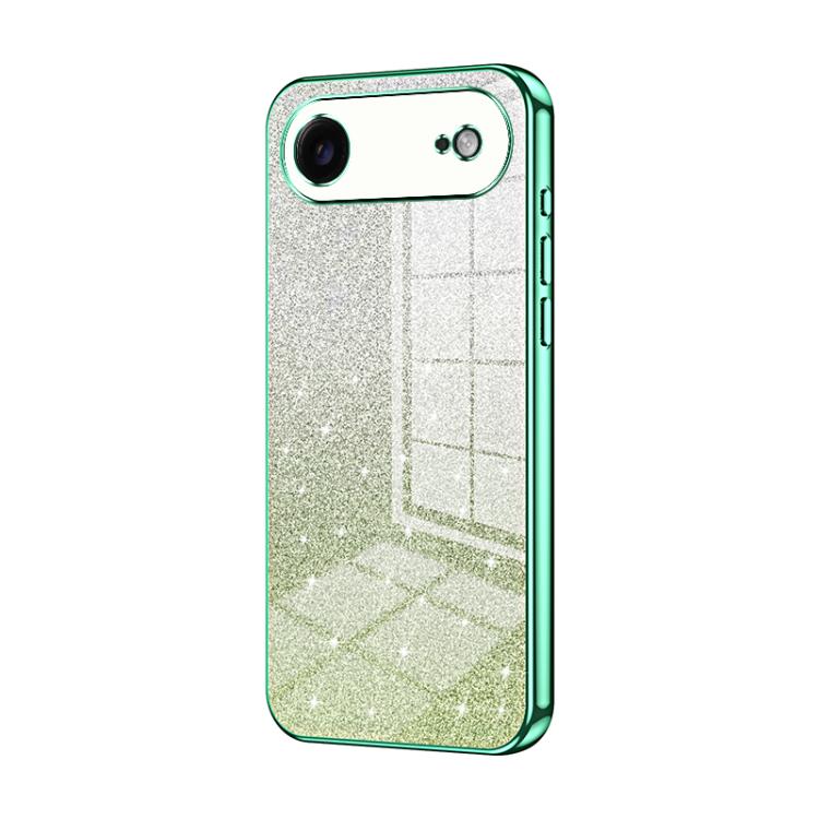 Gradient Glitter Powder Electroplated Phone Case