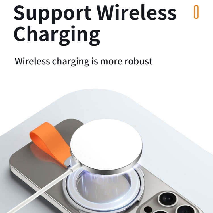 MagSafe Magnetic Pivot Stand Phone Ring Holder, Style 1 Silver + Orange, Style 1 Black, Style 1 Silver, Style 1 Black + Orange