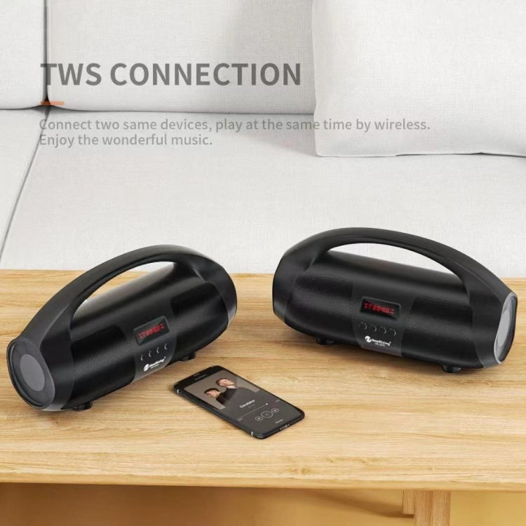 NewRixing NR2055 Wireless Portable TWS Bluetooth Speaker with Microphone, NR2055