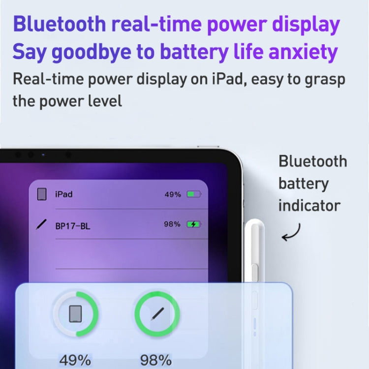 Lenovo ThinkPlus BP17-BL Magnetic Bluetooth Touch Capacitive Stylus Pen for iPad, BP17-BL