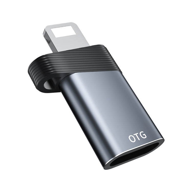 ADS-616B 8 Pin Male to USB-C/Type-C Female OTG Adapter, ADS-616B
