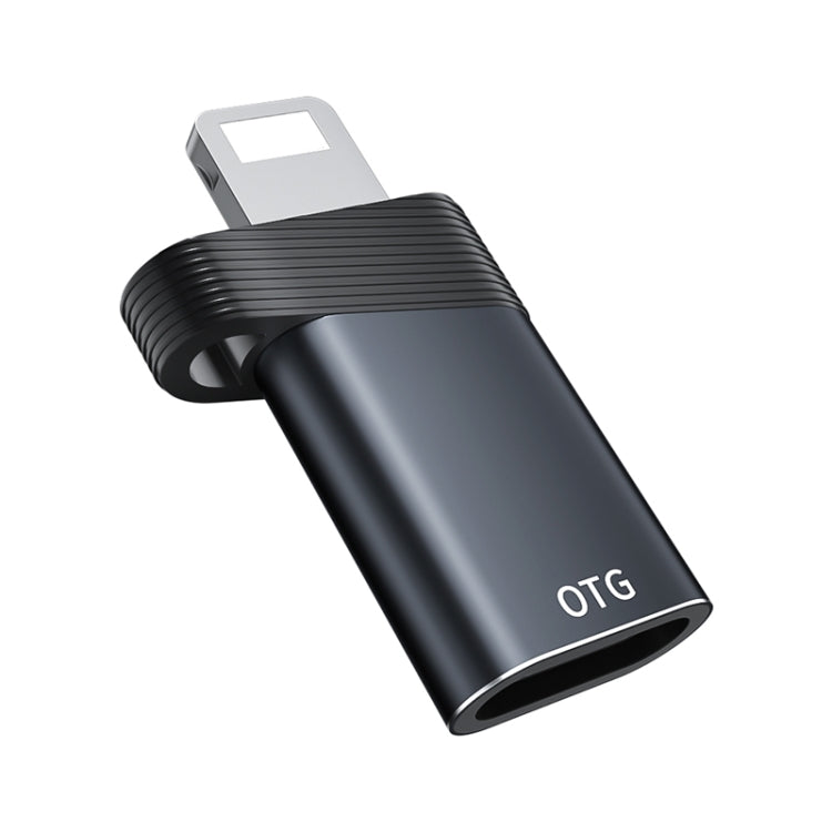 ADS-616B 8 Pin Male to USB-C/Type-C Female OTG Adapter, ADS-616B