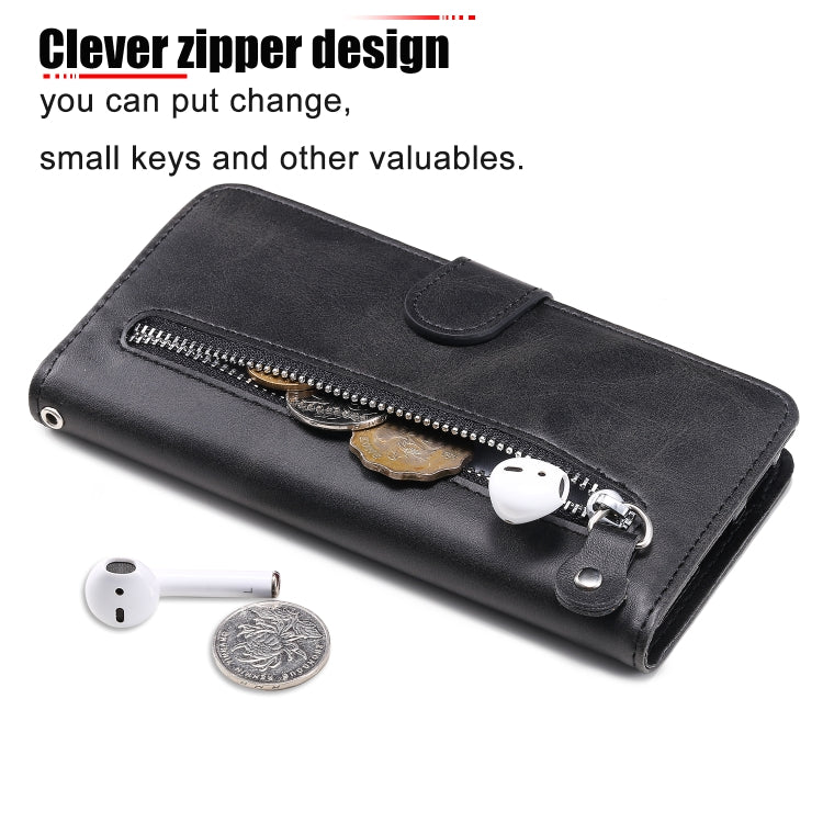 Fashion Calf Texture Zipper Horizontal Flip Leather Case with Holder & Card Slots & Wallet, For Samsung Galaxy A21s, For Samsung Galaxy A31, For Samsung Galaxy A51 5G, For Samsung Galaxy A71 5G
