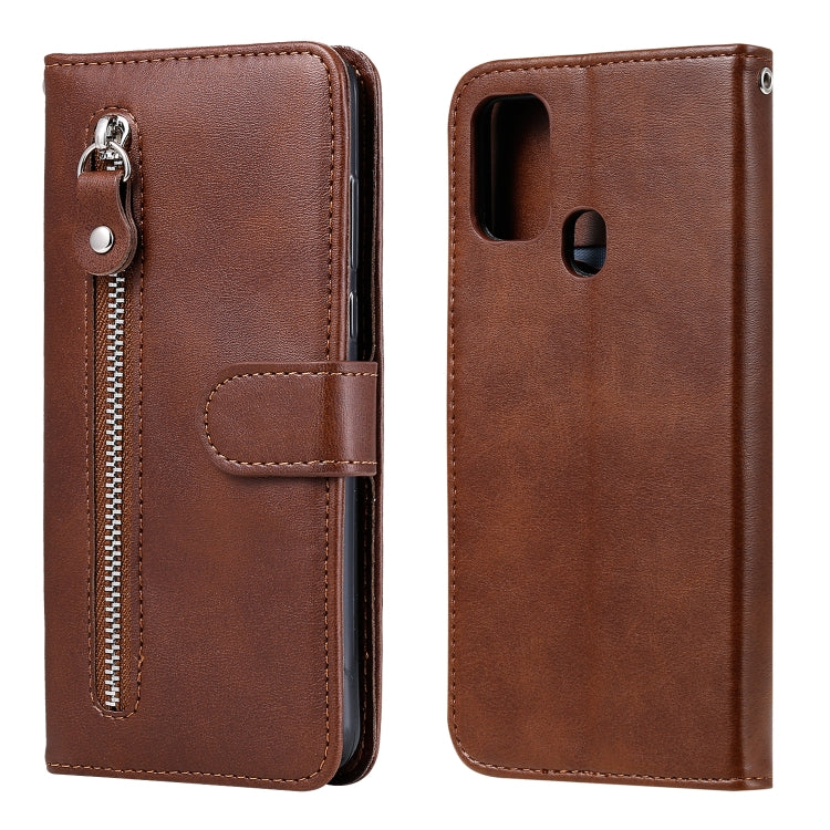 Fashion Calf Texture Zipper Horizontal Flip Leather Case with Holder & Card Slots & Wallet, For Samsung Galaxy M30s, For Samsung Galaxy M31