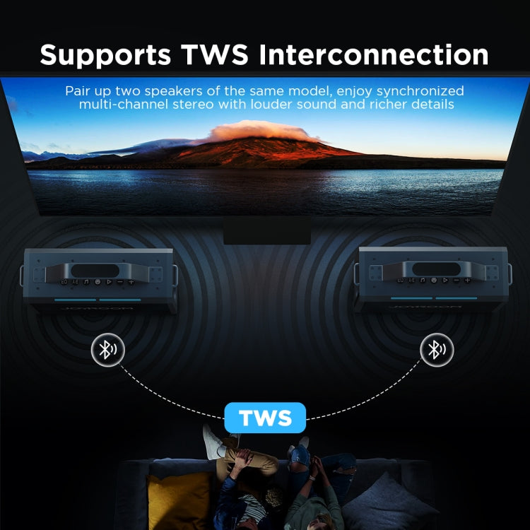 JOYROOM JR-MW03 Pies Series Party Double Microphone Bluetooth Speaker, JR-MW03