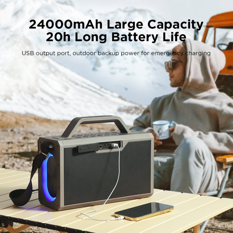 JOYROOM JR-MW03 Pies Series Party Double Microphone Bluetooth Speaker, JR-MW03