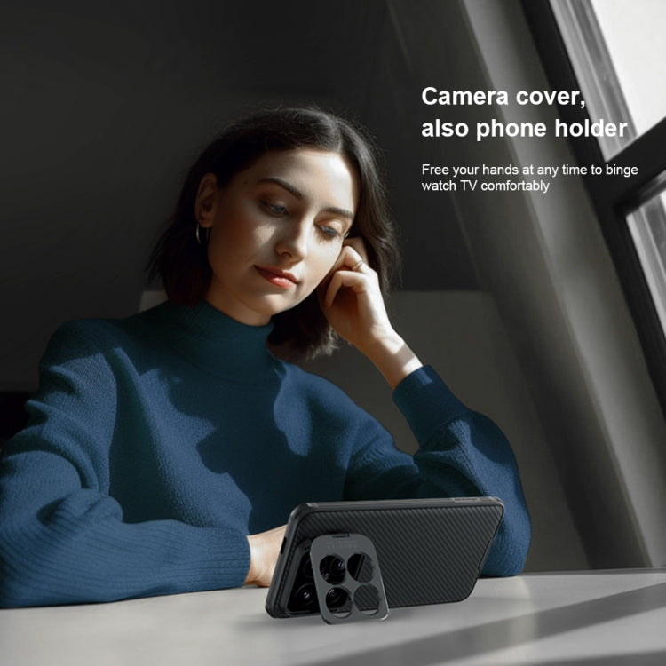 NILLKIN Black Mirror Prop CD Texture Mirror Precise Hole Phone Case