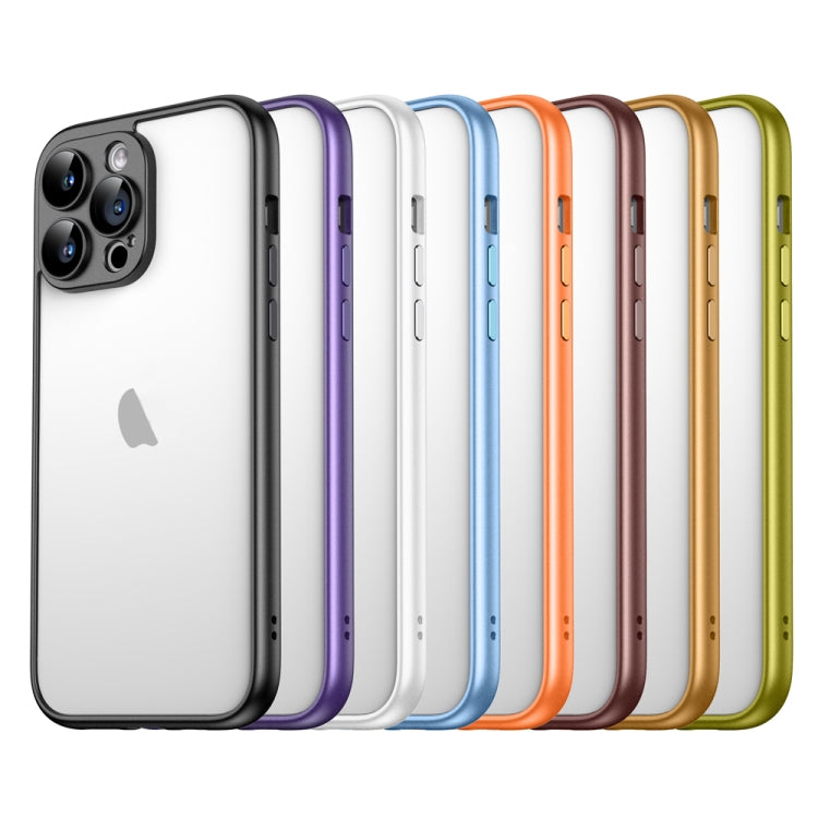 Macaron PC Phone Pure Border Frame with Lens Glass Film, Series 1