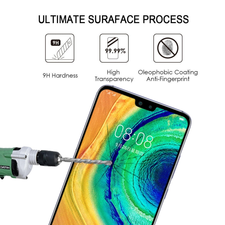 For Xiaomi Redmi Note 9 Global 25pcs Full Glue Full Screen Tempered Glass Film