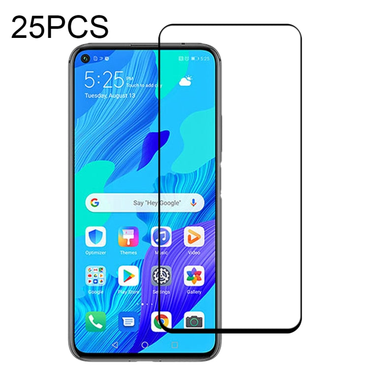 25 PCS Full Glue Full Screen Tempered Glass Film