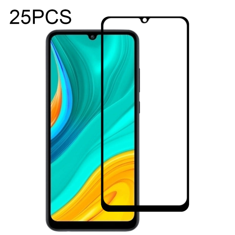 25 PCS Full Glue Full Screen Tempered Glass Film