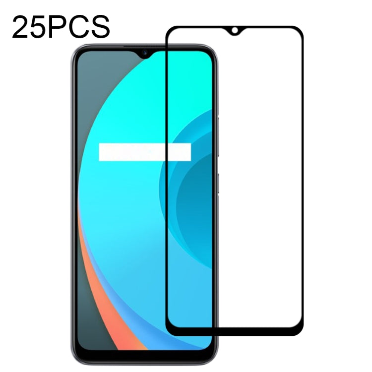 25 PCS Full Glue Full Screen Tempered Glass Film