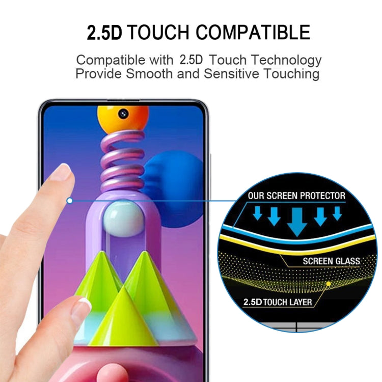 For Xiaomi Redmi Note 9 Global 25pcs Full Glue Full Screen Tempered Glass Film