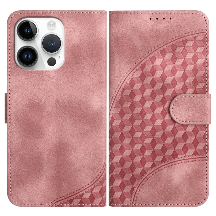 YX0060 Elephant Head Embossed Phone Leather Case with Lanyard, For iPhone 13 Pro Max, For iPhone 13 Pro, For iPhone 13