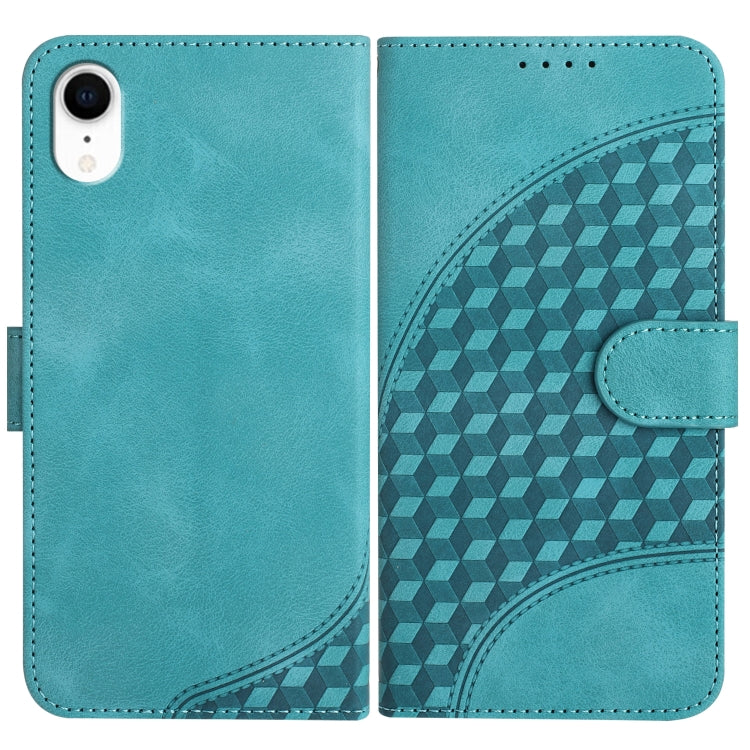 YX0060 Elephant Head Embossed Phone Leather Case with Lanyard, For iPhone 11 Pro, For iPhone XS / X, For iPhone XR