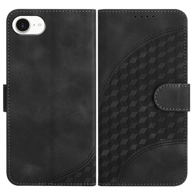 YX0060 Elephant Head Embossed Phone Leather Case with Lanyard, For iPhone 17 Air, iPhone 16e, For iPhone 16 Pro Max