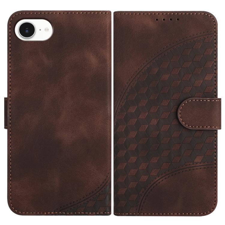 YX0060 Elephant Head Embossed Phone Leather Case with Lanyard, For iPhone 17 Air, iPhone 16e, For iPhone 16 Pro Max