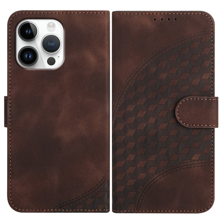 YX0060 Elephant Head Embossed Phone Leather Case with Lanyard, For iPhone 17 Air, iPhone 16e, For iPhone 16 Pro Max