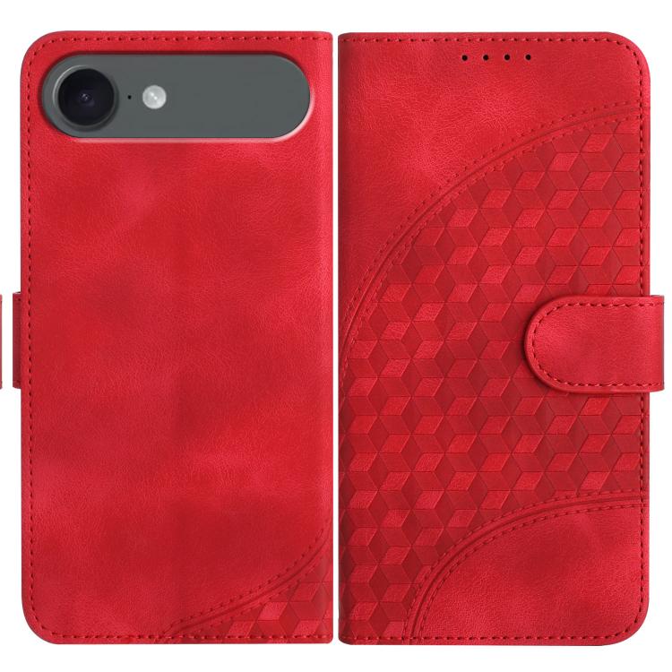YX0060 Elephant Head Embossed Phone Leather Case with Lanyard, For iPhone 17 Air, iPhone 16e, For iPhone 16 Pro Max