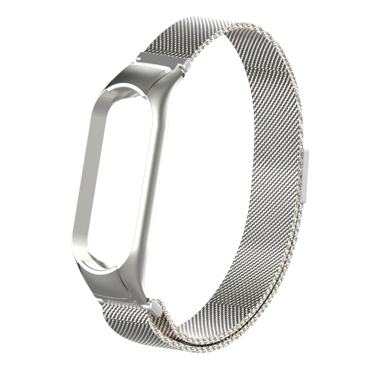 Milano Solid Color Magnetic Stainless Steel Strap, For Xiaomi Mi Band 5