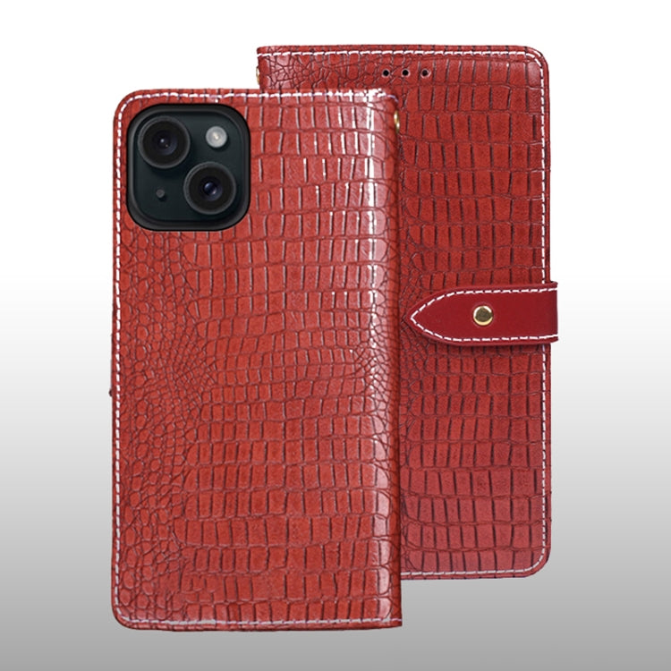 idewei Crocodile Texture Leather Phone Case