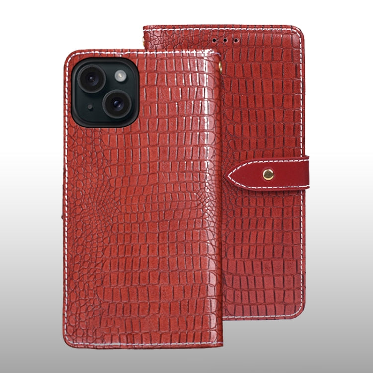 idewei Crocodile Texture Leather Phone Case