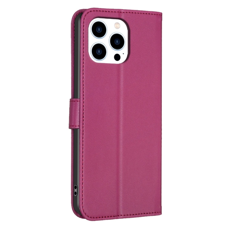Four-leaf Embossed Leather Phone Case, For iPhone 15 Pro Max, For iPhone 15 Pro, For iPhone 15 Plus, For iPhone 15