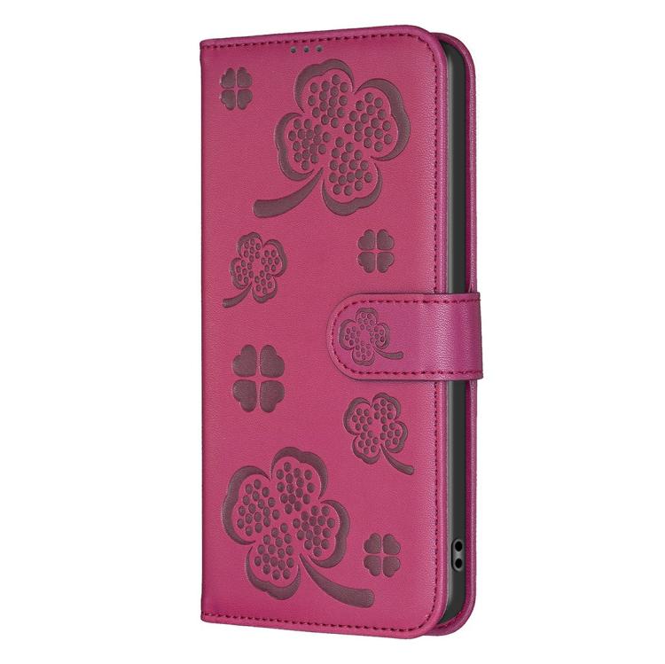 Four-leaf Embossed Leather Phone Case, For iPhone 17 Pro Max, For iPhone 17 Pro, For iPhone 17, For iPhone 17 Air