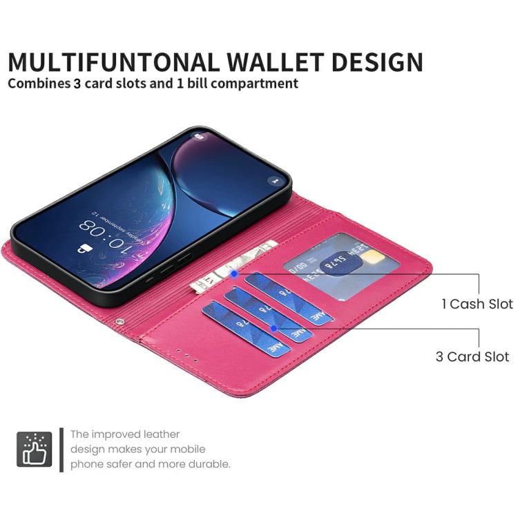 Four-leaf Embossed Leather Phone Case, For iPhone 17 Pro Max, For iPhone 17 Pro, For iPhone 17, For iPhone 17 Air