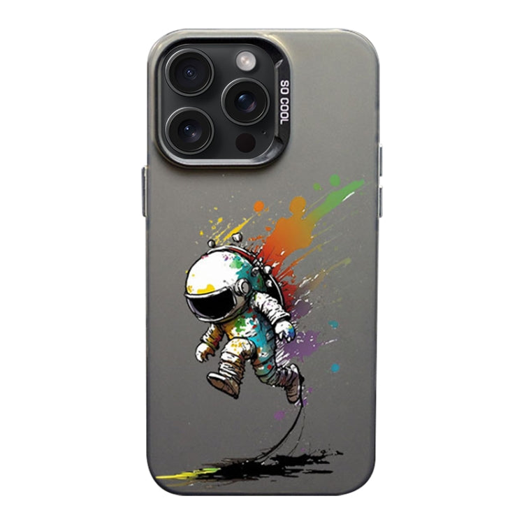 Color Ink Frosted PC+TPU Phone Case, For iPhone 15 Pro Max