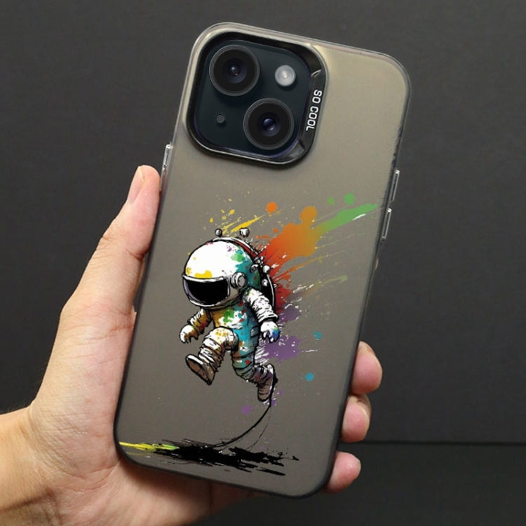 Color Ink Frosted PC+TPU Phone Case, For iPhone 14 Plus