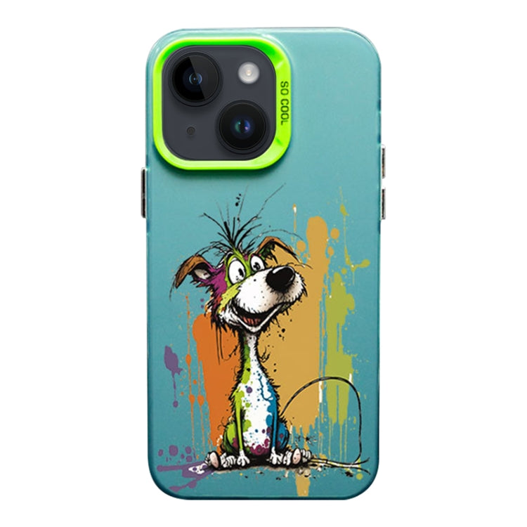 Color Ink Frosted PC+TPU Phone Case, For iPhone 14 Plus