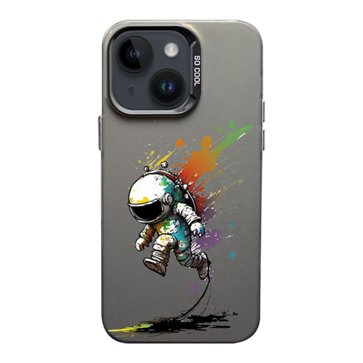 Color Ink Frosted PC+TPU Phone Case, For iPhone 14