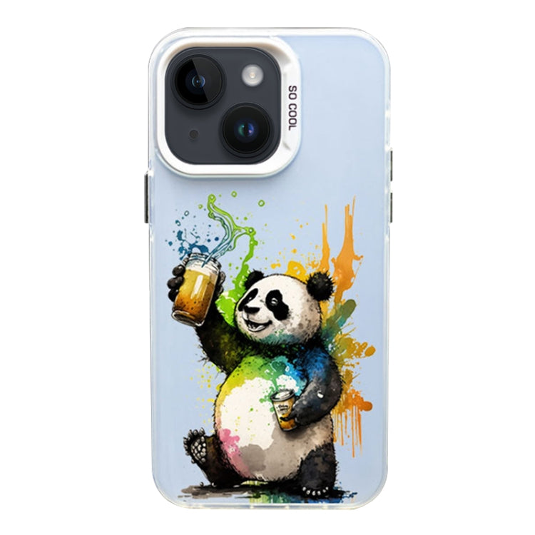 Color Ink Frosted PC+TPU Phone Case, For iPhone 14