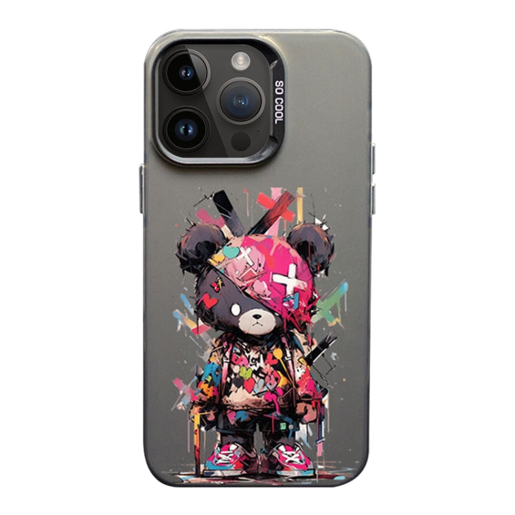 Color Ink Frosted PC+TPU Phone Case, For iPhone 14 Pro