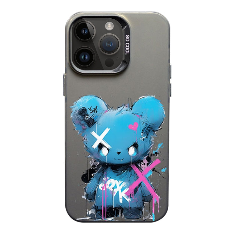 Color Ink Frosted PC+TPU Phone Case, For iPhone 14 Pro