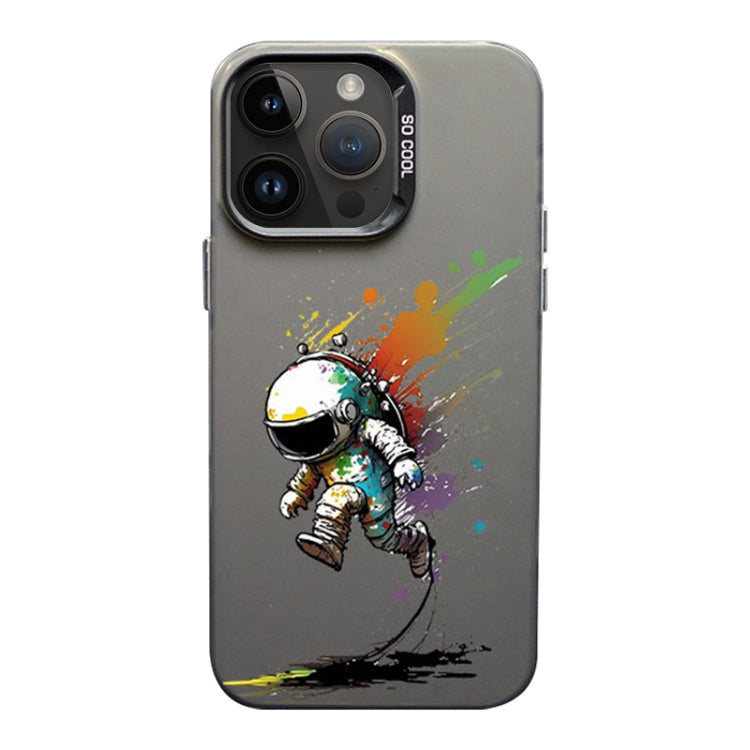 Color Ink Frosted PC+TPU Phone Case, For iPhone 14 Pro Max