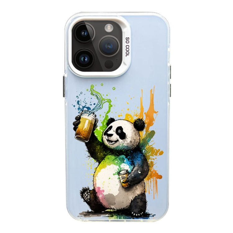 Color Ink Frosted PC+TPU Phone Case, For iPhone 14 Pro Max