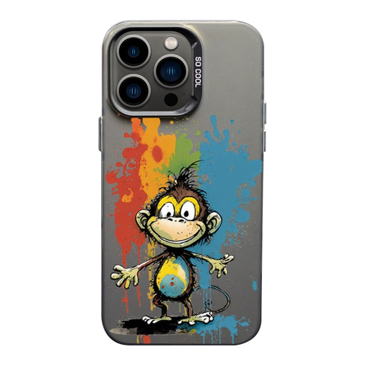 Color Ink Frosted PC+TPU Phone Case, For iPhone 13 Pro Max