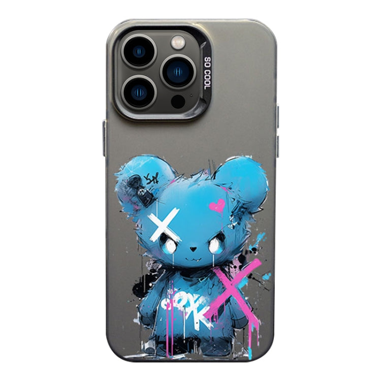 Color Ink Frosted PC+TPU Phone Case, For iPhone 13 Pro Max
