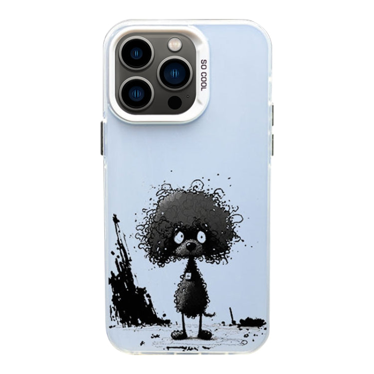 Color Ink Frosted PC+TPU Phone Case, For iPhone 13 Pro Max