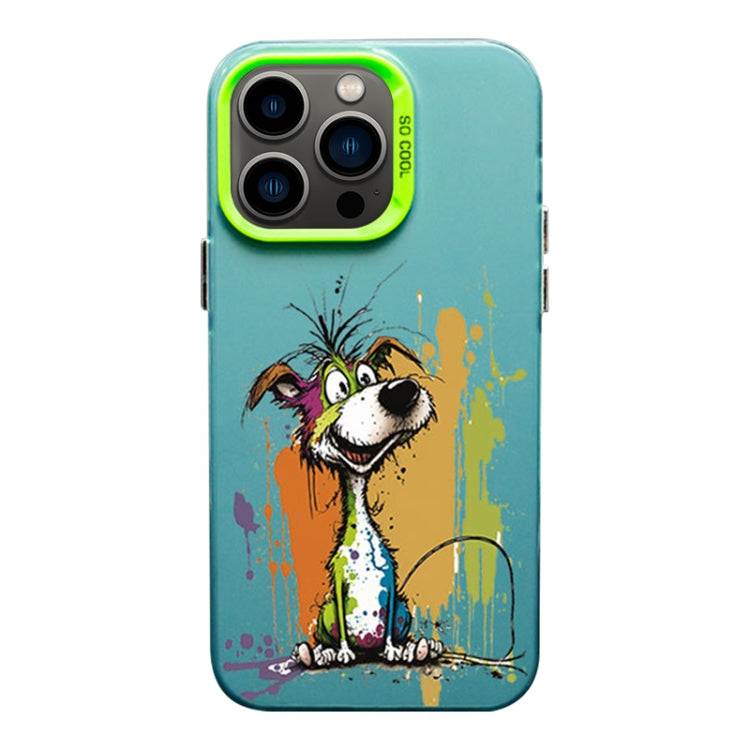 Color Ink Frosted PC+TPU Phone Case, For iPhone 13 Pro